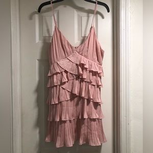Forever 21. Tiered Flounce Mini Dress. Like new.